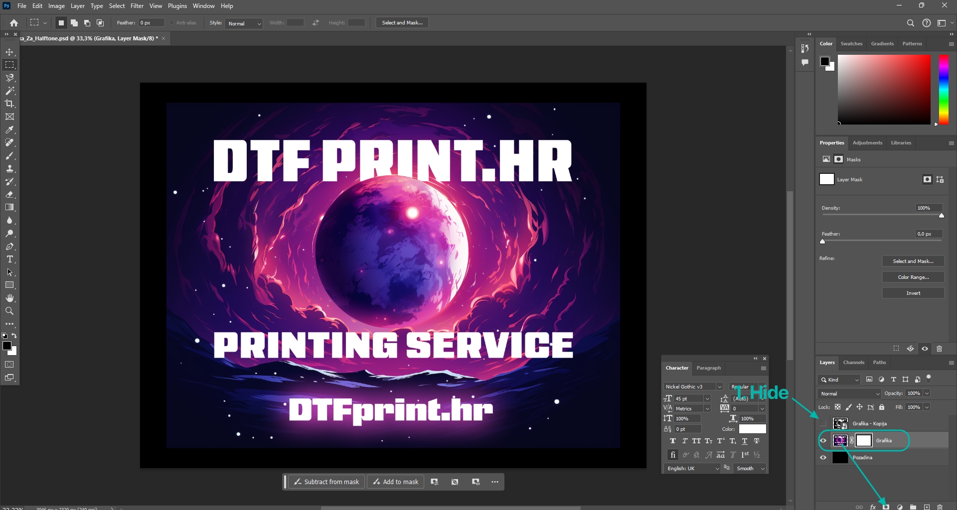 DTF Halftone Tutorial