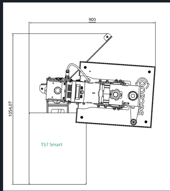 Secabo TS7 LITE modularna termo preša sa zakretanjem 40cm x 50cm
