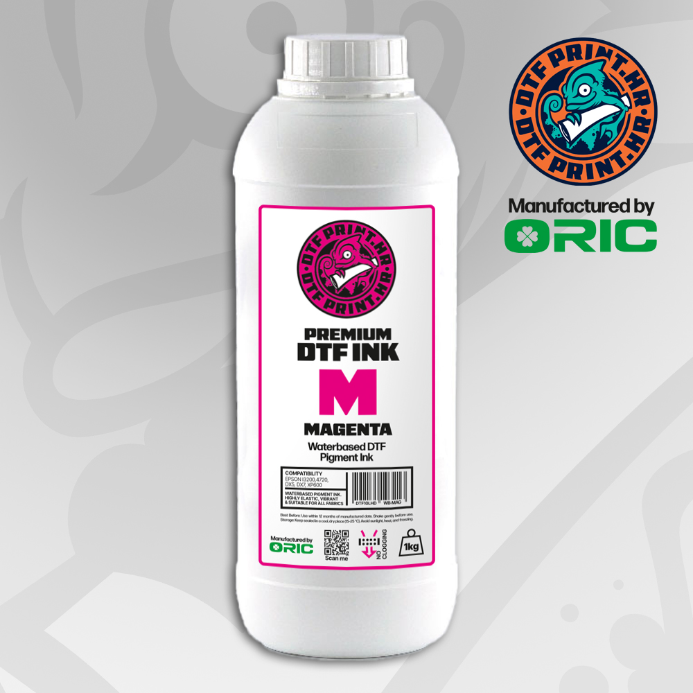 DTF Premium pigmentna boja za inkjet printere - 1l - Magenta