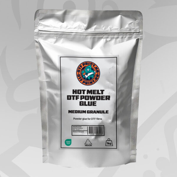 HOT MELT praškasto ljepilo za DTF filmove, 1kg, medium granulacija