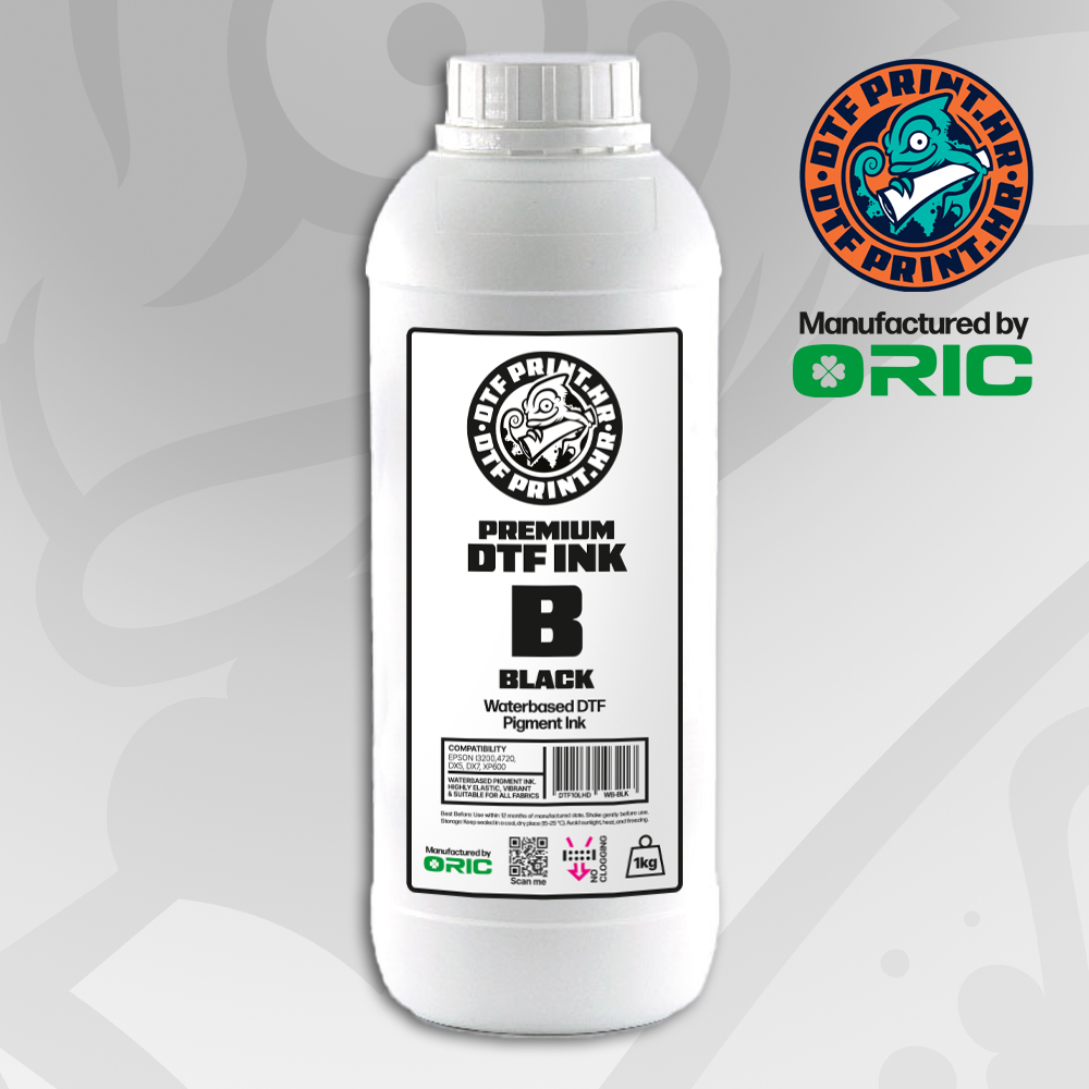 DTF Premium pigmentna boja za inkjet printere - 1l - Black