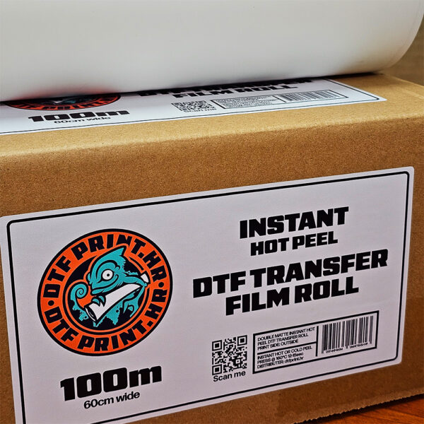 DTFPrint® DTF Transfer Film – Instant Hot Peel, Duplo Premazan, Mat, 60cm, 100m - immagine 3