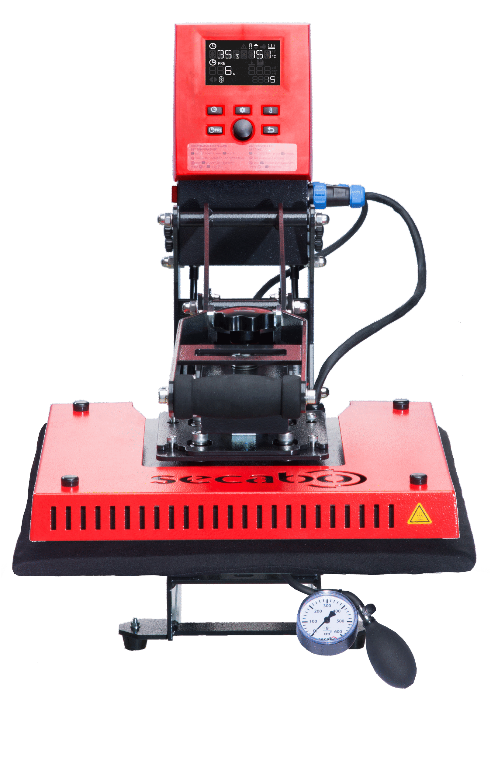 Secabo TC5 SMART modularna termo preša s membranom 38cm x 38cm s Bluetooth-om