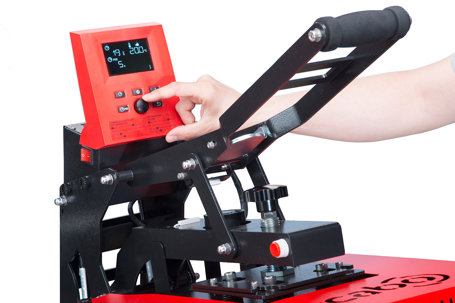 Secabo TC5 SMART modularna termo preša s membranom 38cm x 38cm s Bluetooth-om