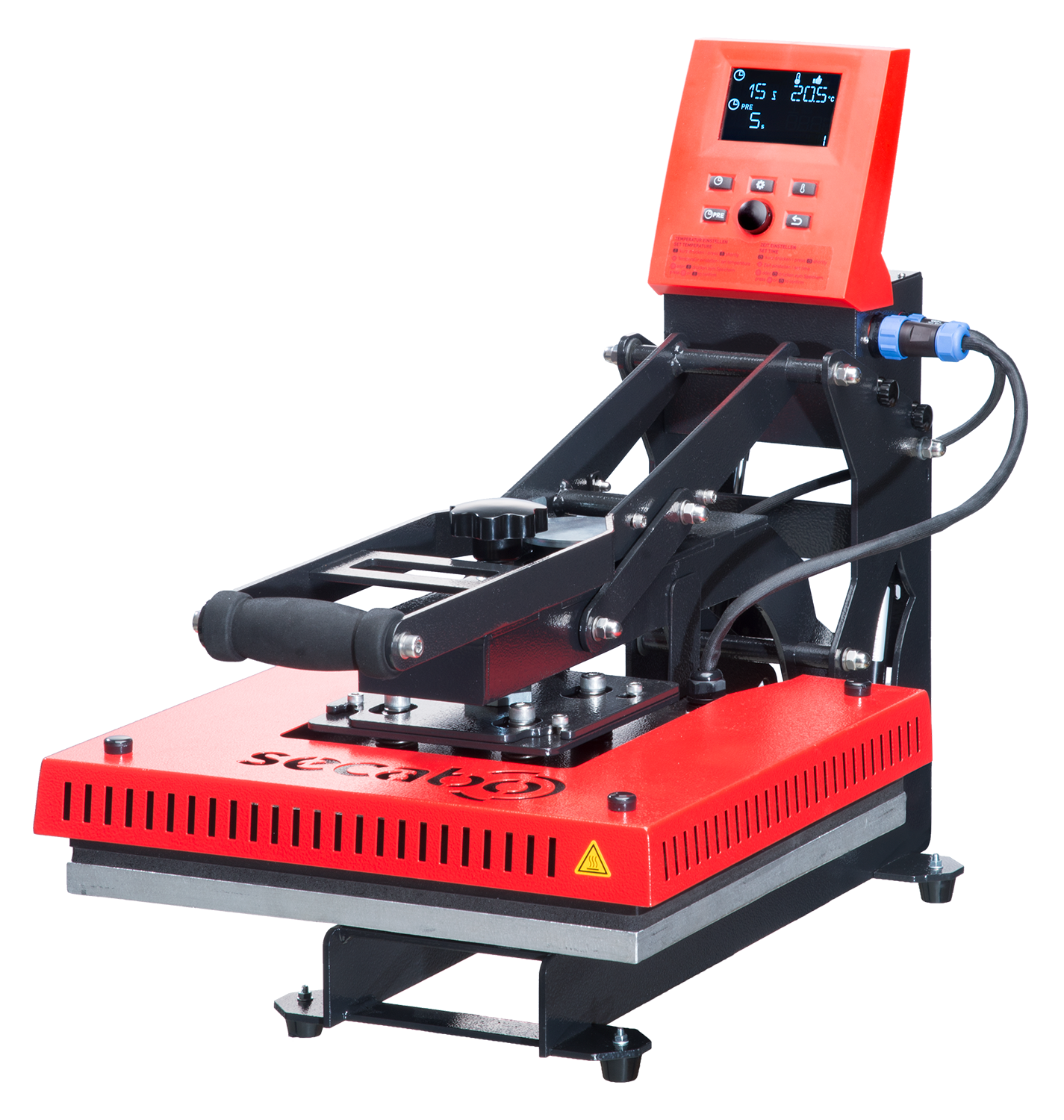 Secabo TC5 SMART modularna termo preša 38cm x 38cm s Bluetooth-om